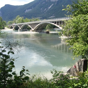 Vigicrues inondation Ruffieux Rhône