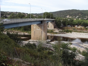 Vigicrues inondation Vallon-Pont-d'Arc Ardèche